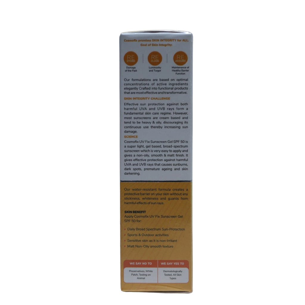 Cosmofix UV Fix Sunscreen Gel SPF 50+ PA++++ (50g)
