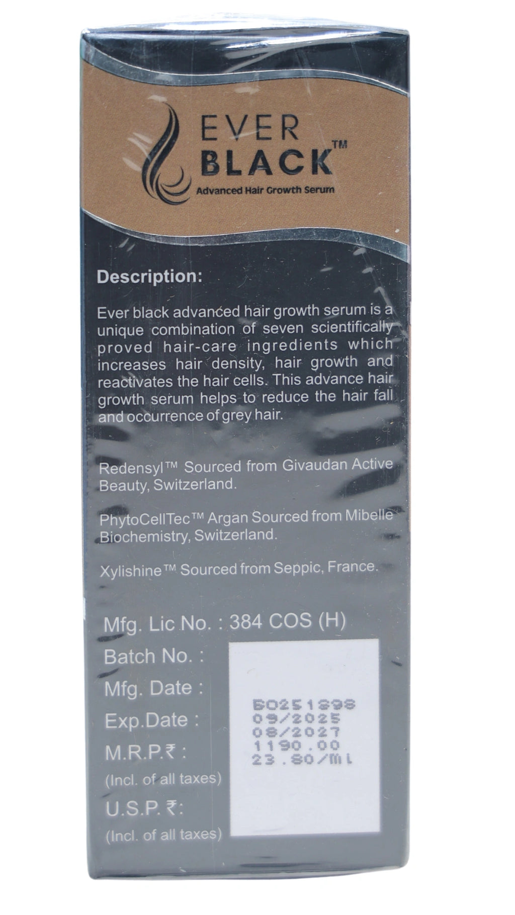 Ever Black Advanced Hair Growth Serum – Anti Hair Fall & Grey Hair Control Formula