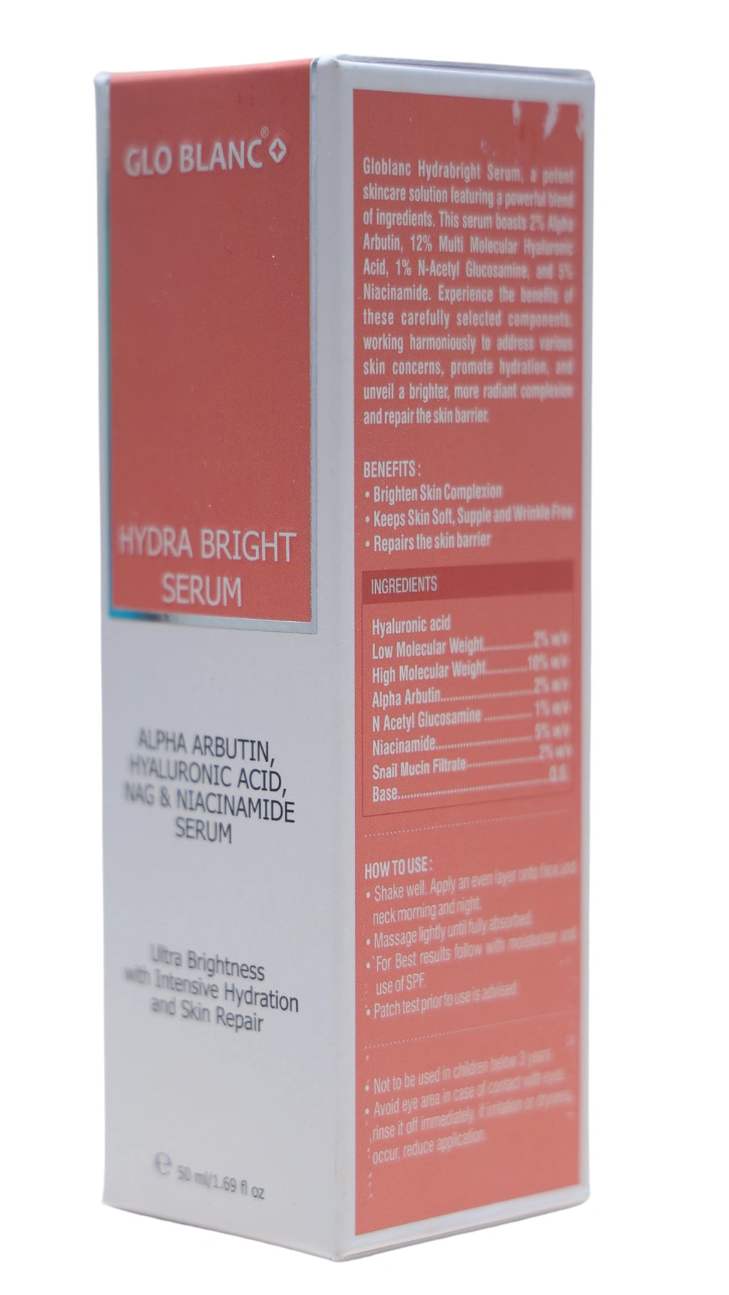 Glo Blanc Hydra Bright Serum – Brightening & Intensive Hydration Formula