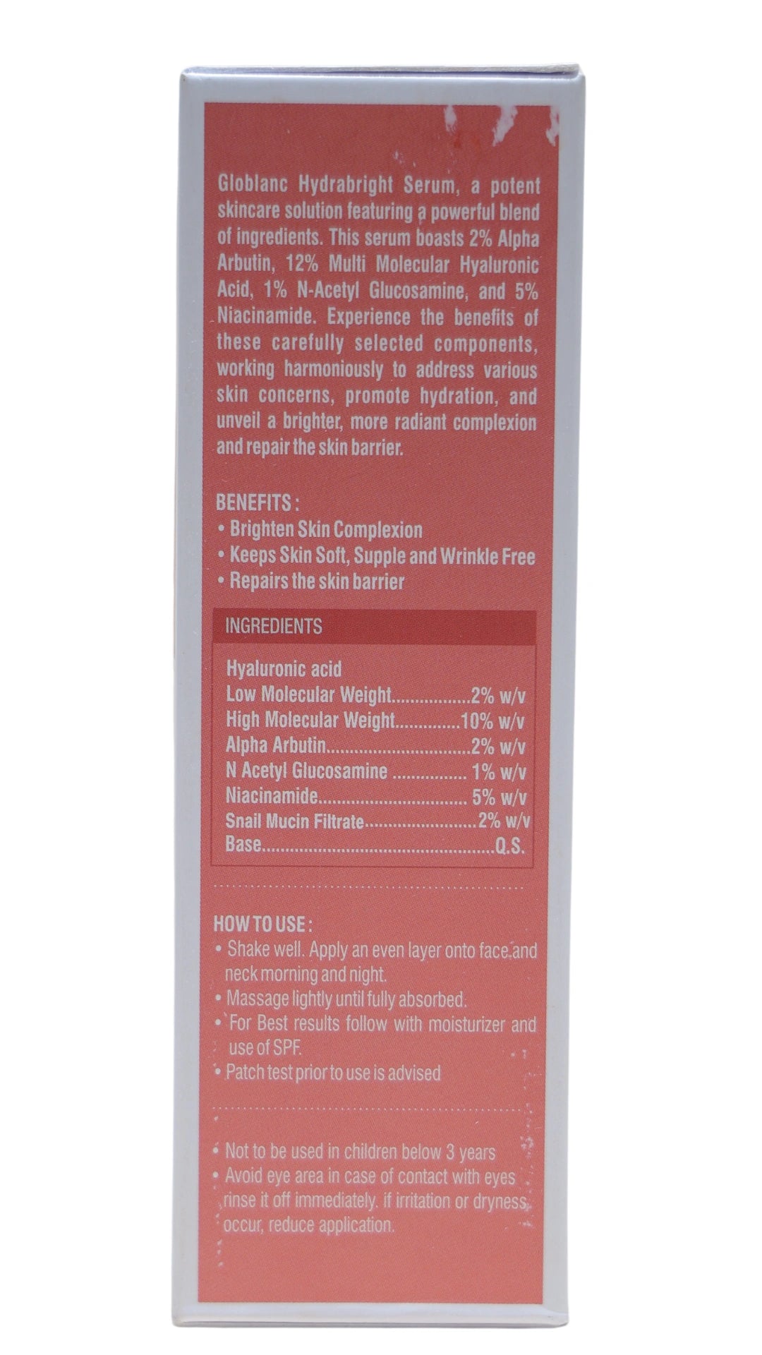 Glo Blanc Hydra Bright Serum – Brightening & Intensive Hydration Formula