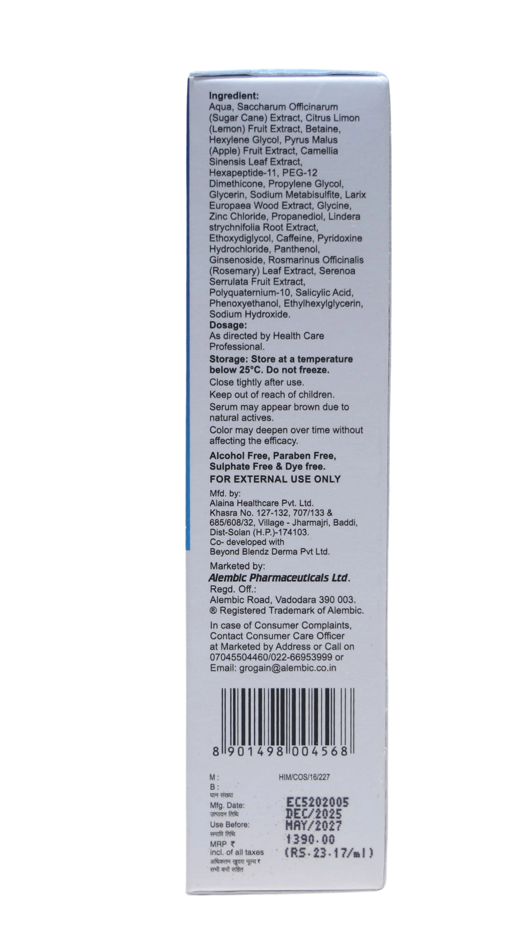 Grogain Pro Hair Growth Serum (60 ml)