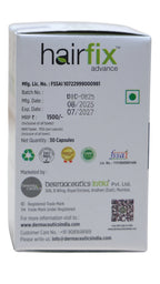 Hairfix Advance Capsules – Hair Growth and Hair Fall Control Supplement (30 Capsules)