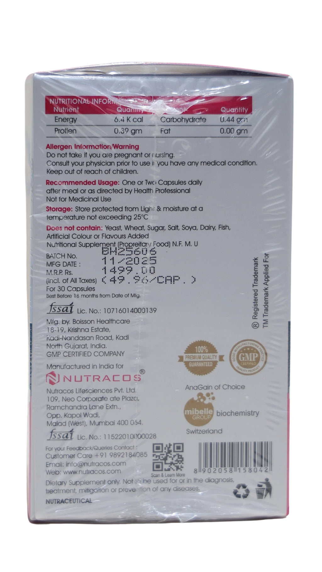 ReeHair Advance Hair Growth Capsules – Hair Fall Control and Hair Growth Support Formula