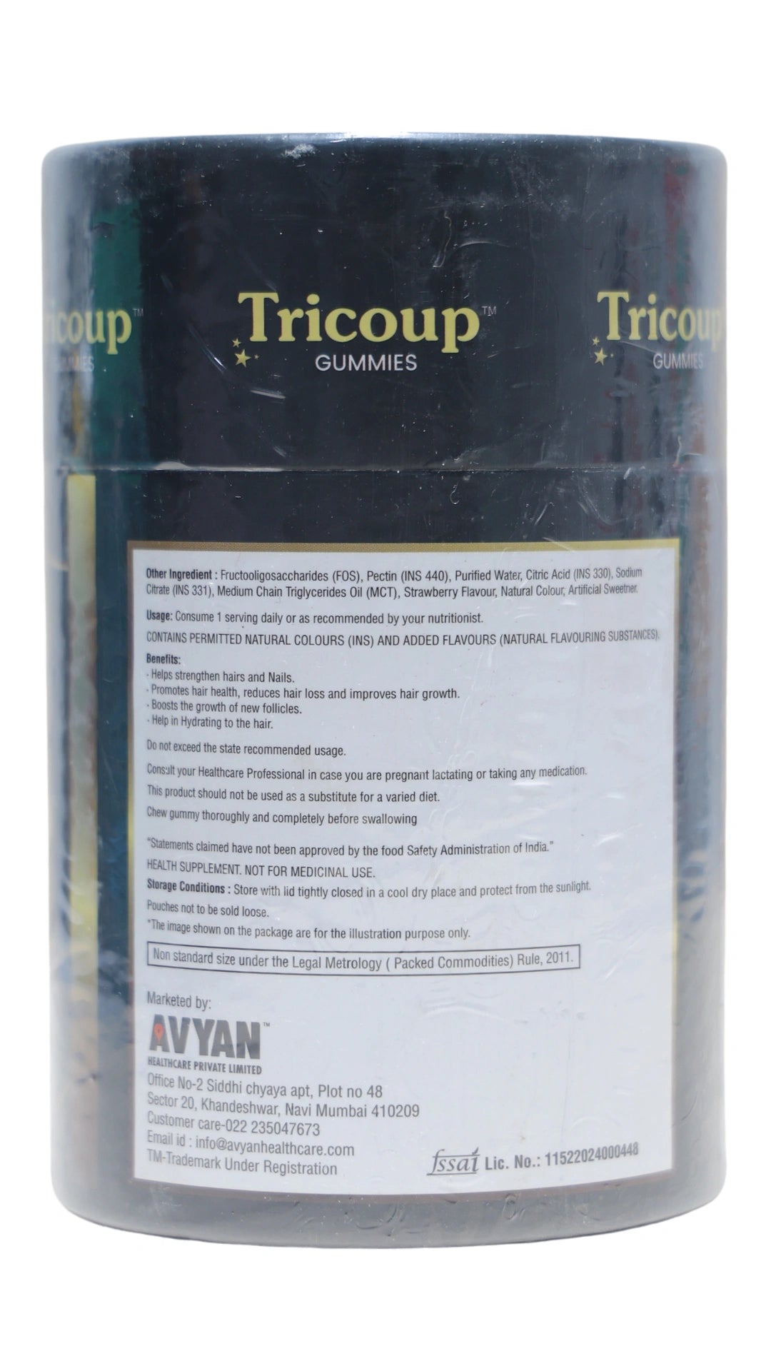 Tricoup Gummies – Hair Nutrition Supplement (30 Gummies)