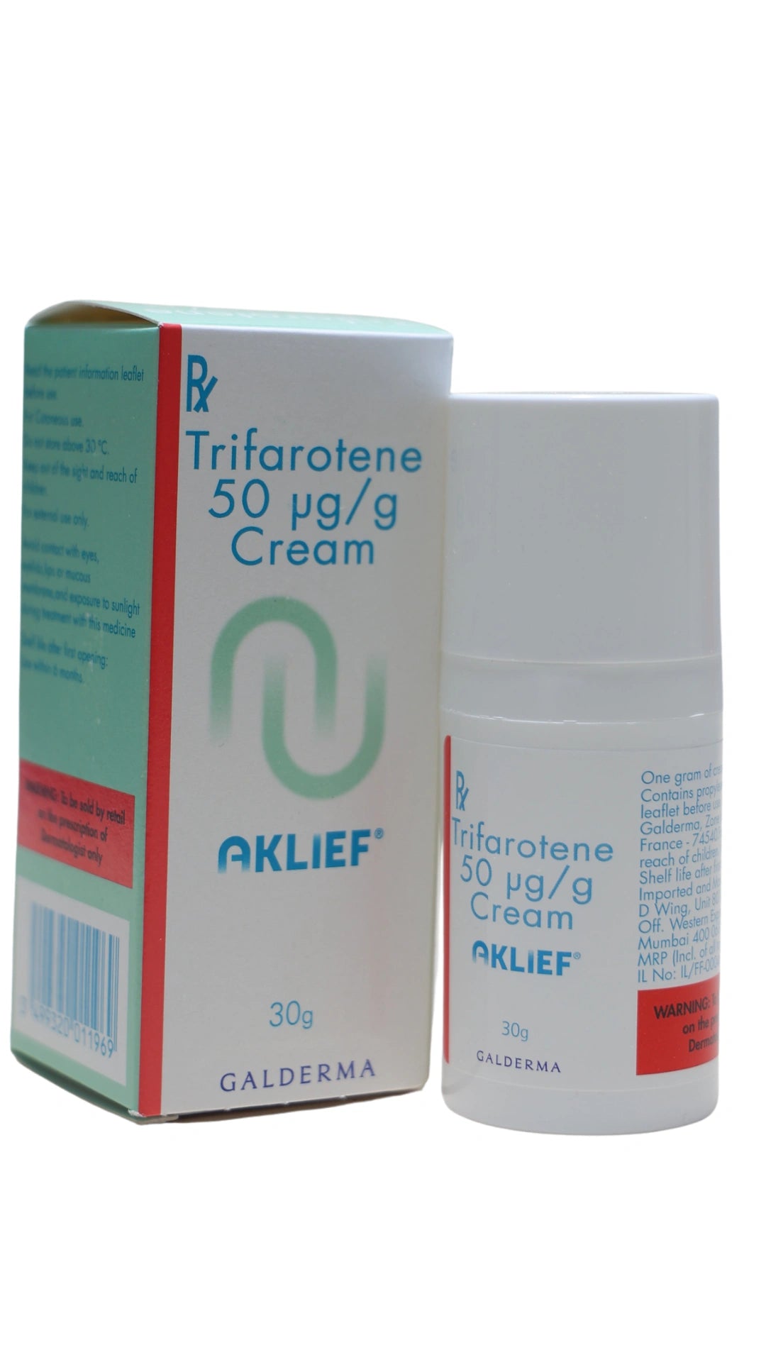 Trifarotene 50 mcg/g Cream (Aklief) – Advanced Retinoid for Acne Treatment