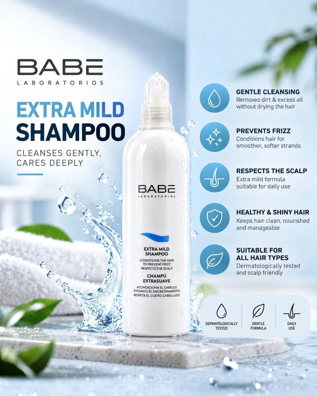 BABÉ Extra Mild Shampoo – 500 ml