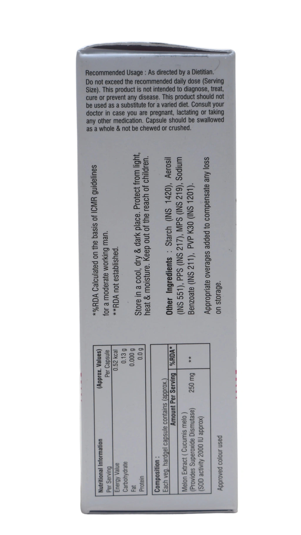 iSOD Superoxide Dismutase Capsules – Antioxidant Support for Skin and Hair