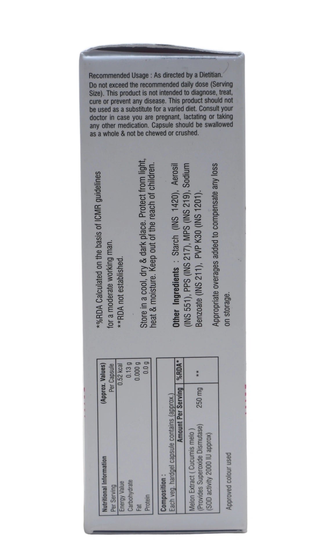 iSOD Superoxide Dismutase Capsules – Antioxidant Support for Skin and Hair